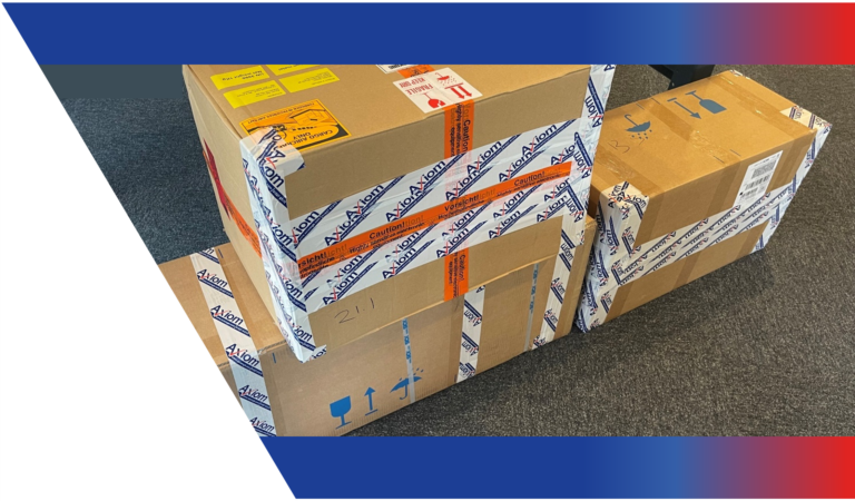 Axiom GB Ltd spare parts ready for shipping to a customer. Spares & service are critical to keep systems running to the maximum efficiency. Let's talk.... We'd love to help solve your material handling challenges. www.axiomgb.com sales@axiomgb.com +44(0)1827 61212